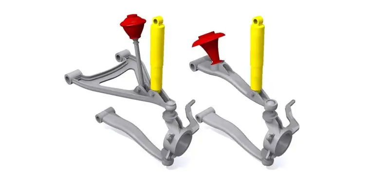 Moulton rubber suspension