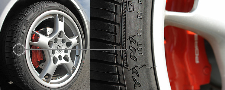 Porsche n-rated tyre