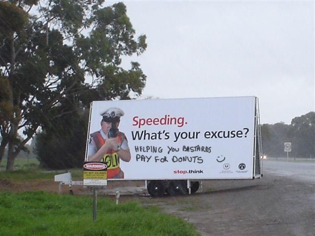 speeding - what's your excuse?