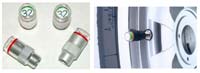 Tyre dust cap pressure indicators