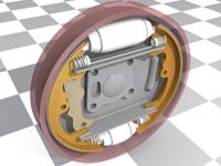 Double leading edge drum brake