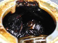 Engine oil sludge