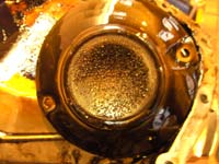 Engine oil sludge