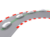 This diagram shows understeer in a corner