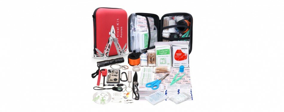 aootek upgraded 268 piece survival kit