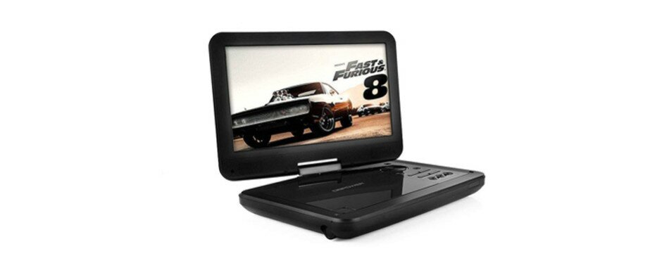 dbpower 10.5” portable dvd player