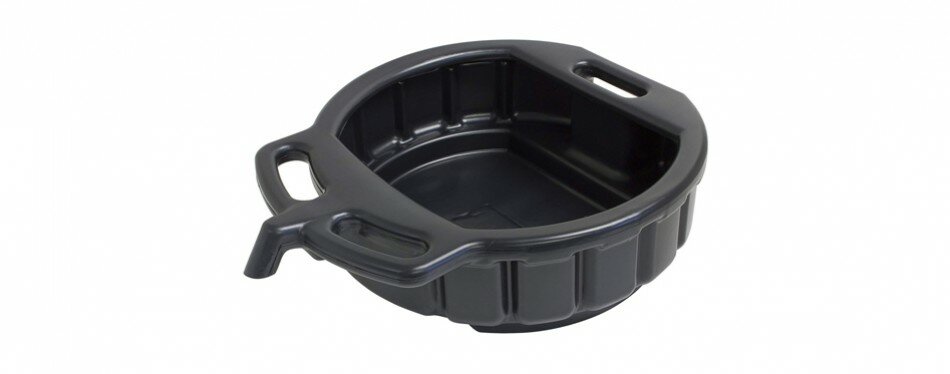 lisle 17942 black plastic 4.5 gallon drain pan