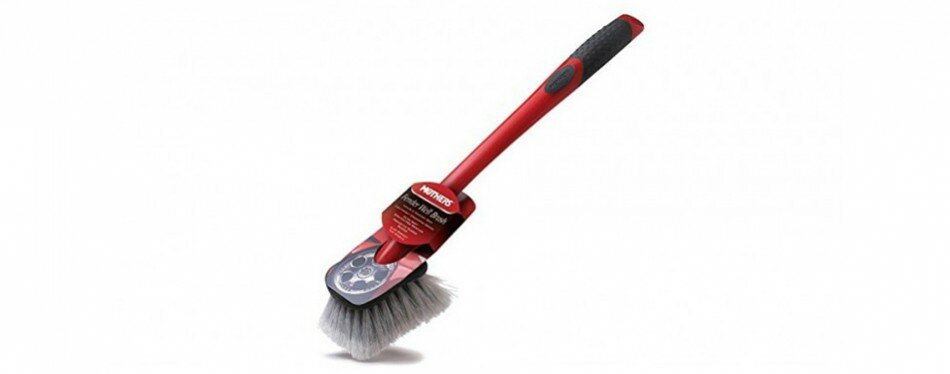 mothers wheel & wheel well long handled brush