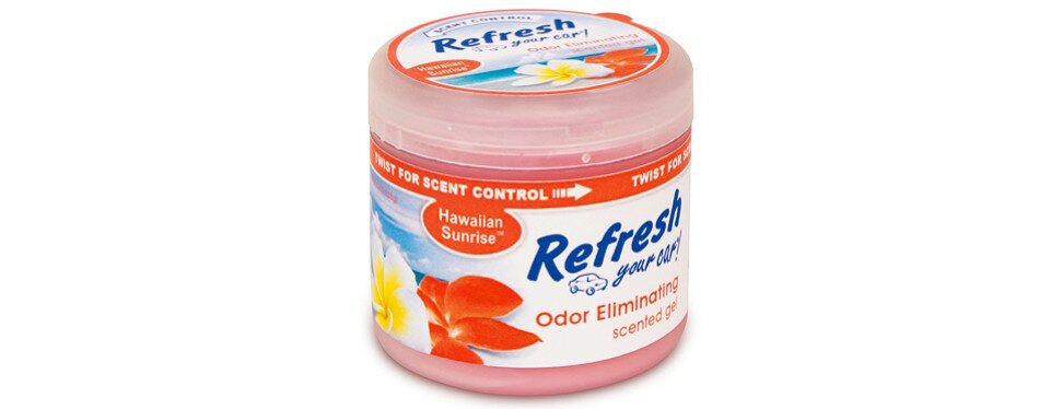 refresh your car scented gel can